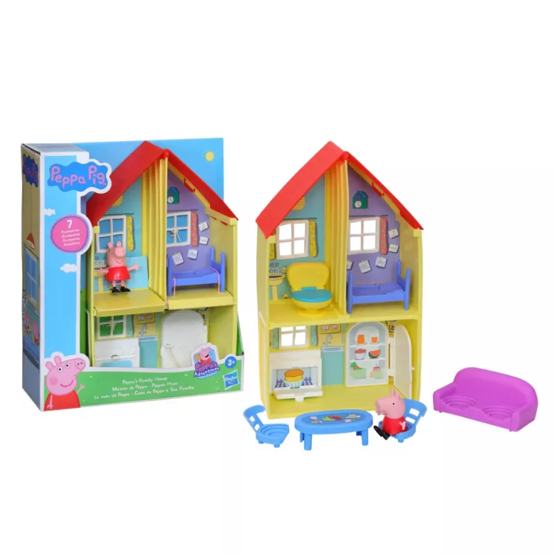 Peppa Pig Peppa’s Adventures Peppa’s Family House, Action/Adventure, 3 yr(s), Multicolour, Plastic