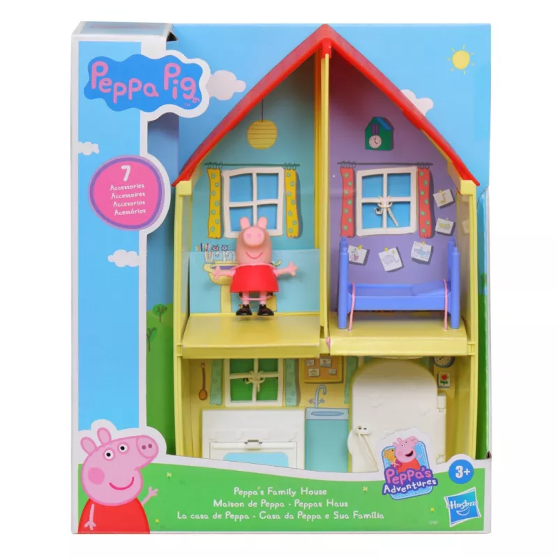 Peppa Pig Peppa’s Adventures Peppa’s Family House, Action/Adventure, 3 yr(s), Multicolour, Plastic