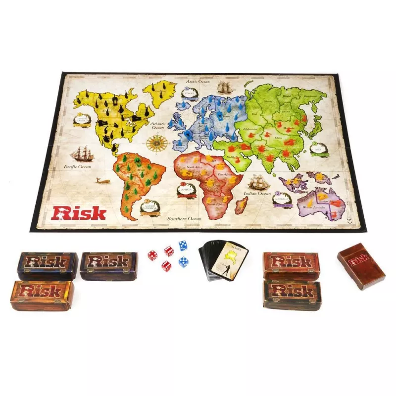 Board game Hasbro Gaming Risk War Recommended age 10 years