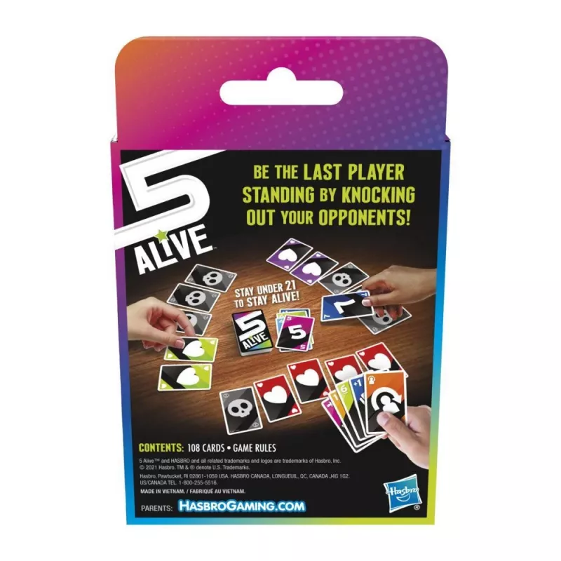 Hasbro Gaming F4205 5 Alive Card Game Collectible