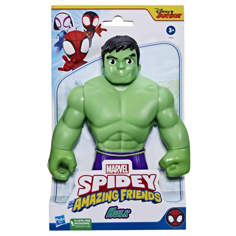 Marvel Spidey and His Amazing Friends Supersized Hulk, 3 yr(s), Multicolour, Plastic