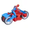 Marvel Spider-Man Spider-Man Web Blast Cycle Kids Playset with Poseable Spider-Man Action Figure