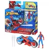 Marvel Spider-Man Spider-Man Web Blast Cycle Kids Playset with Poseable Spider-Man Action Figure