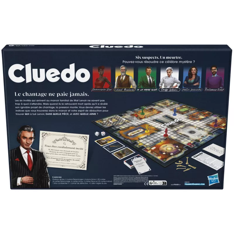 Board game Hasbro Gaming Cluedo Detective 8+ 45 min