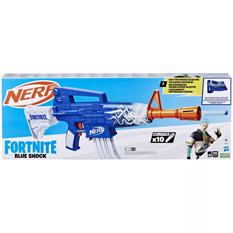 Nerf Fortnite Blue Shock, Toy blaster, 8 yr(s), 99 yr(s), Fortnite, 785 g