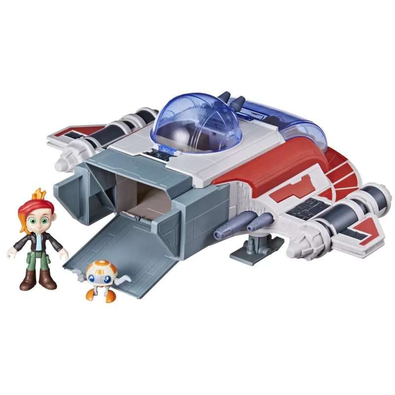 Star Wars The Crimson Firehawk Ship & Action Figures, Toys, Preschool Toys (17 inch)