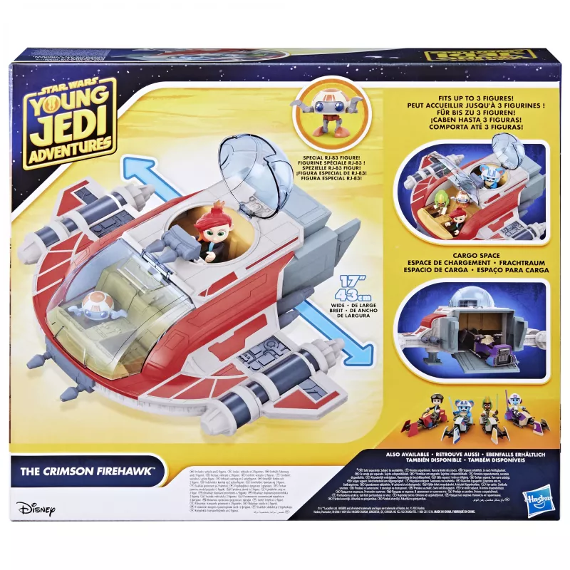 Star Wars The Crimson Firehawk Ship & Action Figures, Toys, Preschool Toys (17 inch)