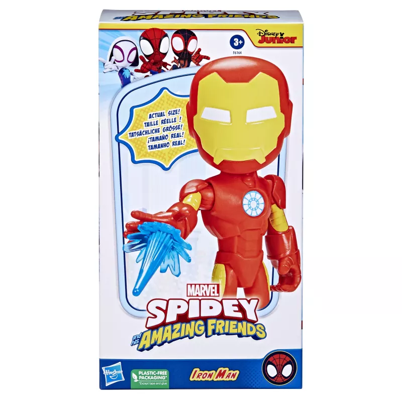 Marvel Spidey and His Amazing Friends Supersized Iron Man, 3 yr(s), Marvel, Red, Yellow