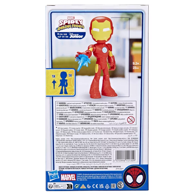Marvel Spidey and His Amazing Friends Supersized Iron Man, 3 yr(s), Marvel, Red, Yellow