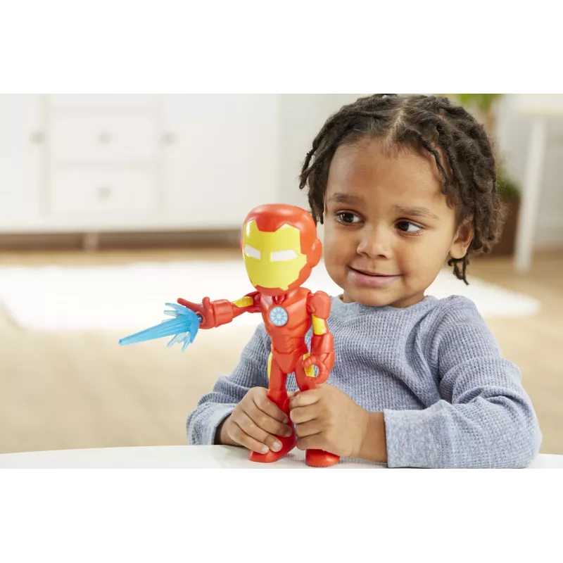 Marvel Spidey and His Amazing Friends Supersized Iron Man, 3 yr(s), Marvel, Red, Yellow