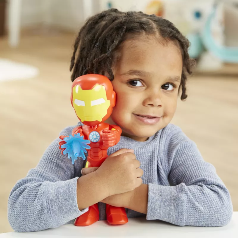 Marvel Spidey and His Amazing Friends Supersized Iron Man, 3 yr(s), Marvel, Red, Yellow