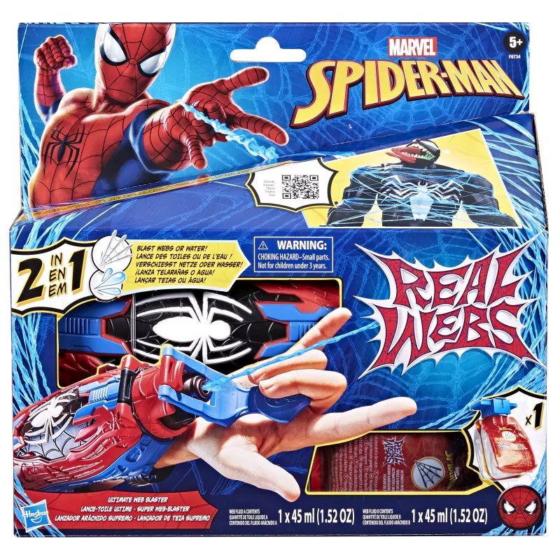Toy glove blaster Marvel Spider-Man Real Webs Ultimate Web Blaster