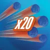 Refill Nerf N Series N1-Darts 20x Blue Orange F8640