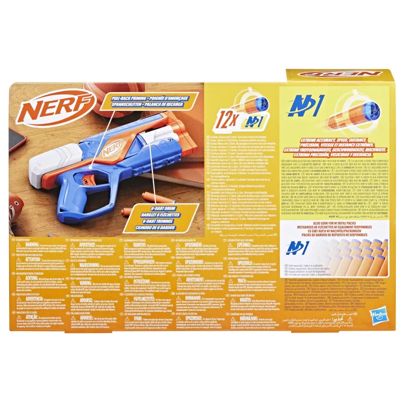 Toy blaster NERF N Series Agility Blue Orange White 8 years