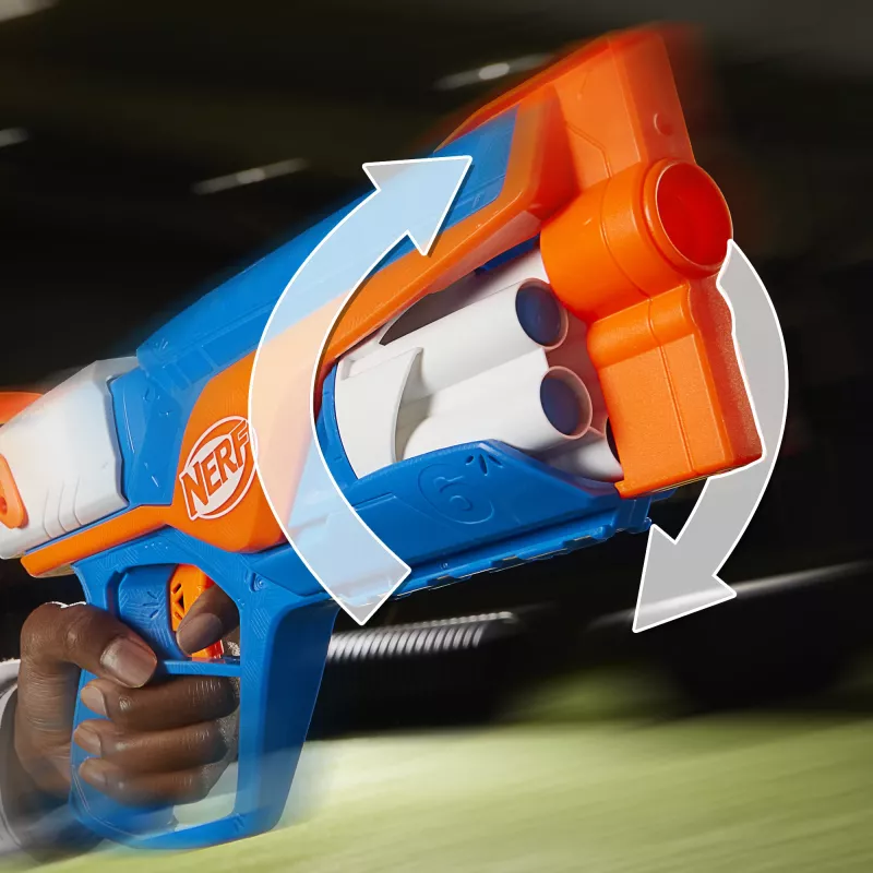 Toy blaster NERF N Series Agility Blue Orange White 8 years
