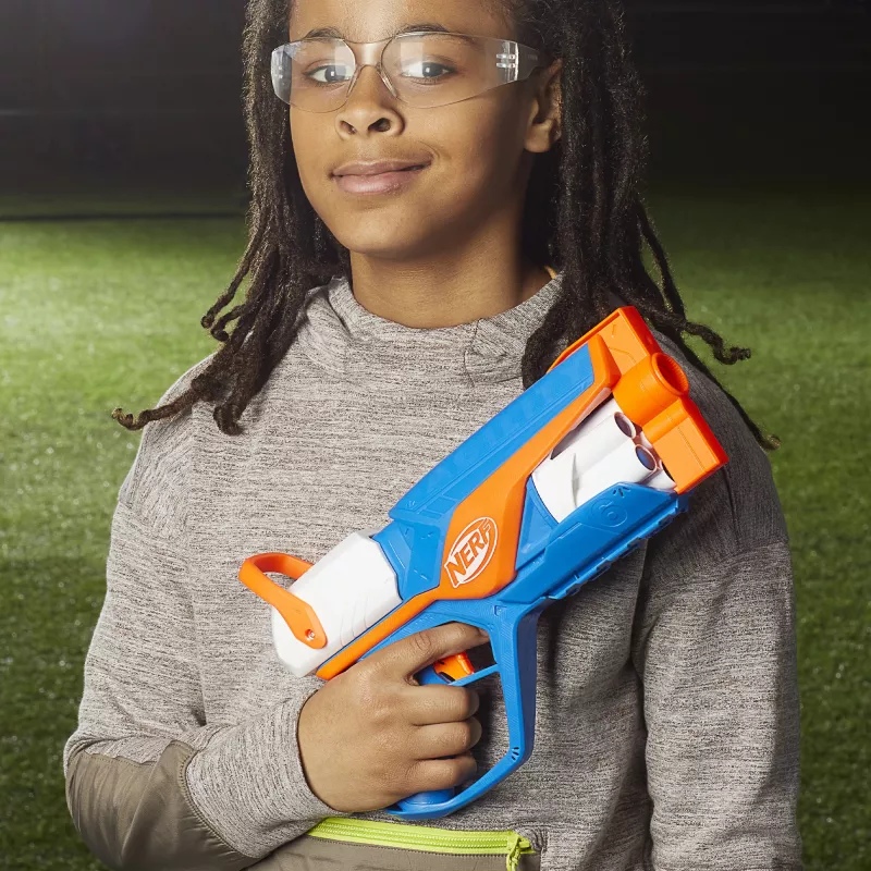 Toy blaster NERF N Series Agility Blue Orange White 8 years