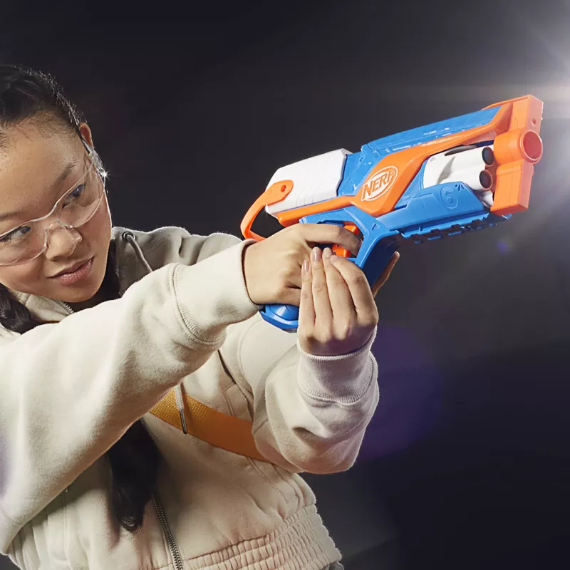 Toy blaster NERF N Series Agility Blue Orange White 8 years
