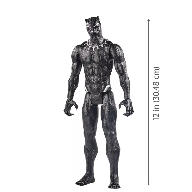 Marvel Avengers Titan Hero Black Panther Figure, 4 yr(s), Multicolour, Plastic