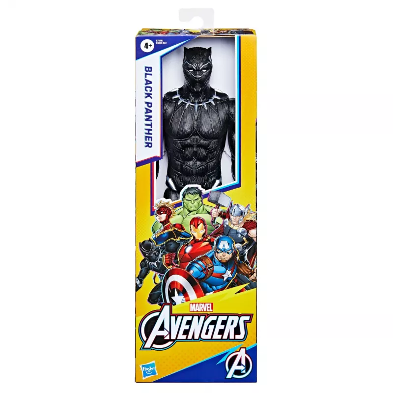 Marvel Avengers Titan Hero Black Panther Figure, 4 yr(s), Multicolour, Plastic