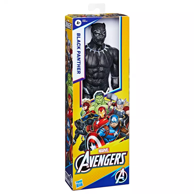 Marvel Avengers Titan Hero Black Panther Figure, 4 yr(s), Multicolour, Plastic
