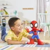 Marvel Spidey and His Amazing Friends Dance 'N Crawl Spidey, Interactive Plush Toy with Music & Sounds