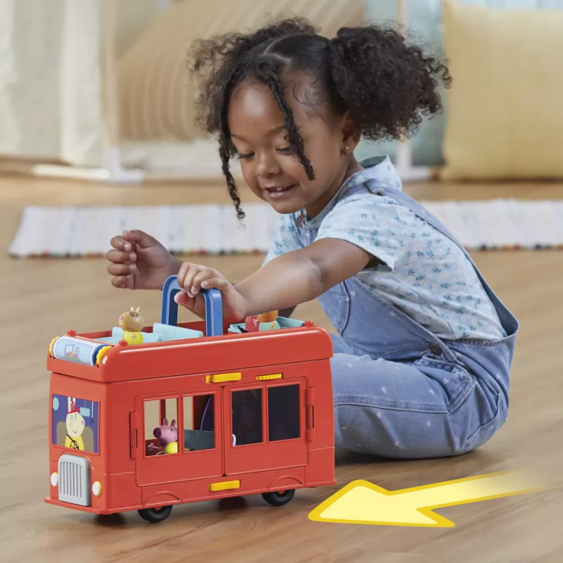 Peppa Pig 2-in-1 Party Bus, Action/Adventure, 3 yr(s), Multicolour, Plastic