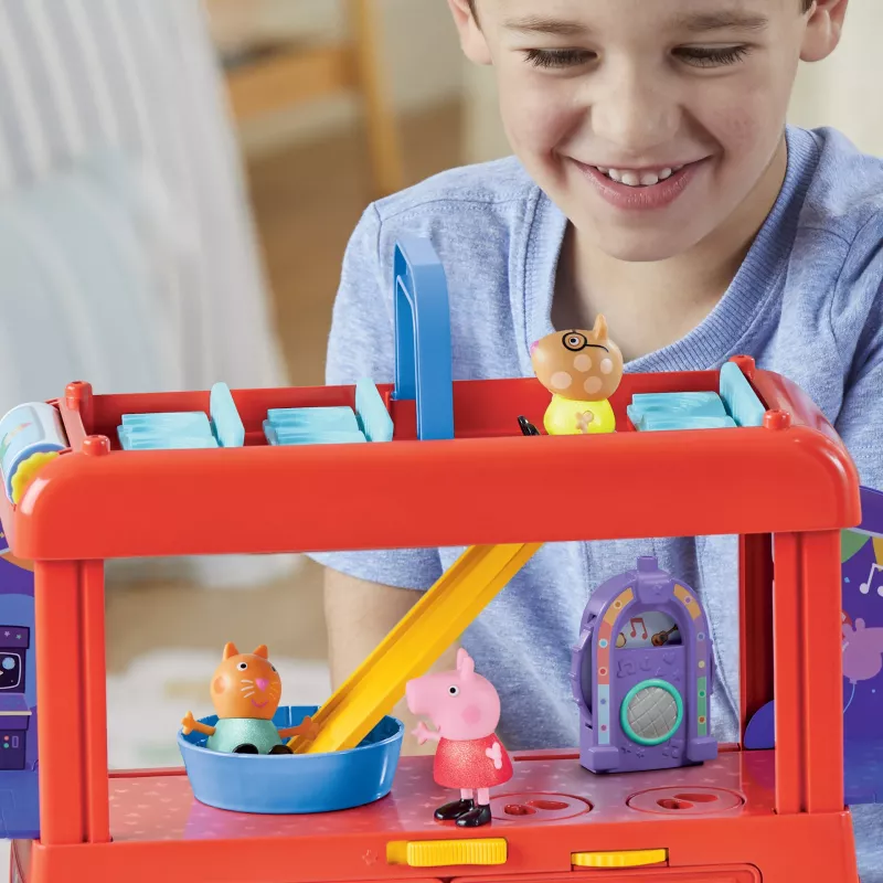 Peppa Pig 2-in-1 Party Bus, Action/Adventure, 3 yr(s), Multicolour, Plastic