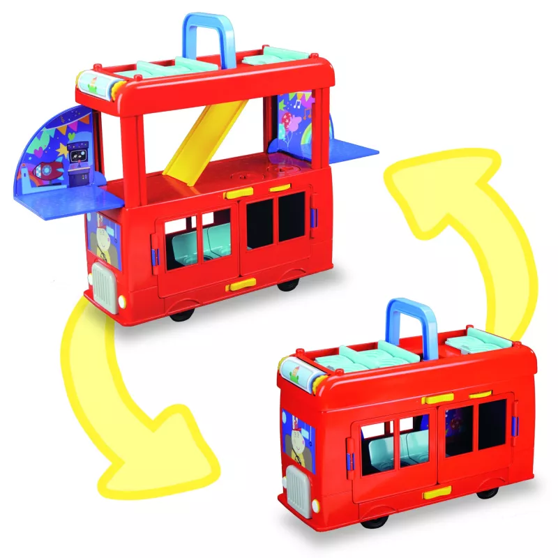 Peppa Pig 2-in-1 Party Bus, Action/Adventure, 3 yr(s), Multicolour, Plastic
