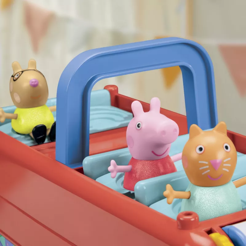 Peppa Pig 2-in-1 Party Bus, Action/Adventure, 3 yr(s), Multicolour, Plastic