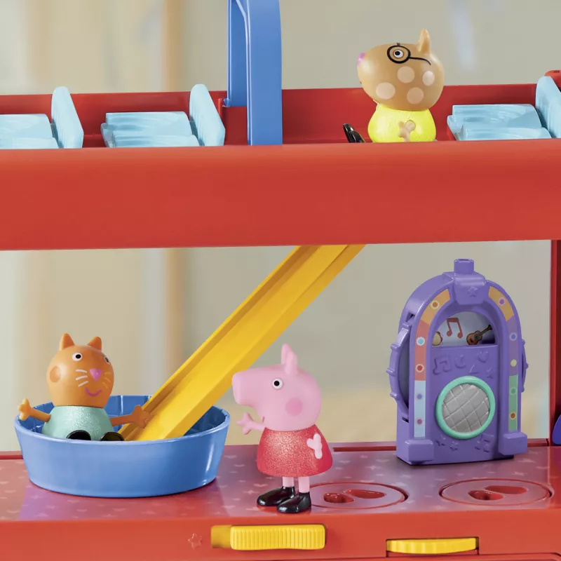 Peppa Pig 2-in-1 Party Bus, Action/Adventure, 3 yr(s), Multicolour, Plastic