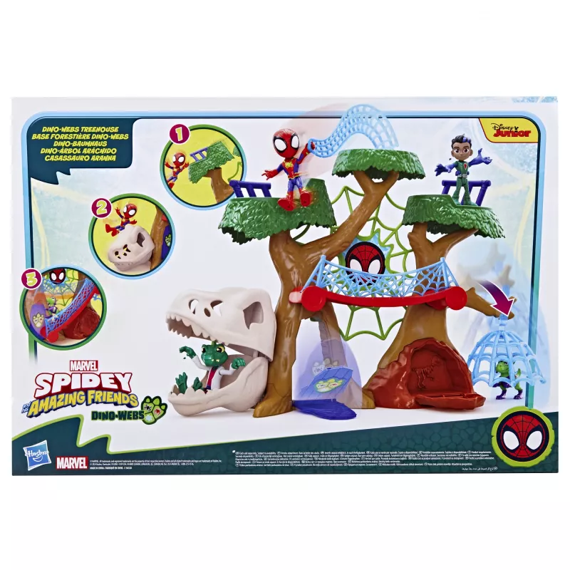 Playset Action/Adventure Hasbro Marvel Spidey and His Amazing Friends Dino Webs Treehouse