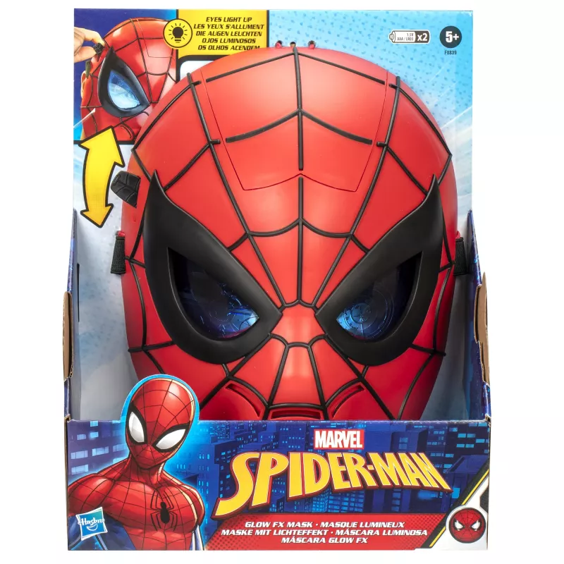Marvel Spider-Man Glow FX Mask, Adult & Child, Face mask, 5 yr(s), Movie, 1 pc(s)