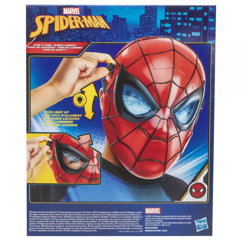 Marvel Spider-Man Glow FX Mask, Adult & Child, Face mask, 5 yr(s), Movie, 1 pc(s)
