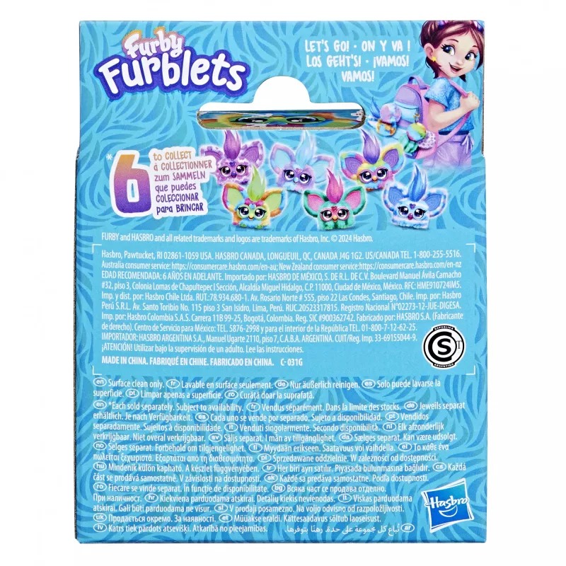 Furby Furblet Pix-Elle, Cartoon character, 6 yr(s), Interactive, Sounding, A76