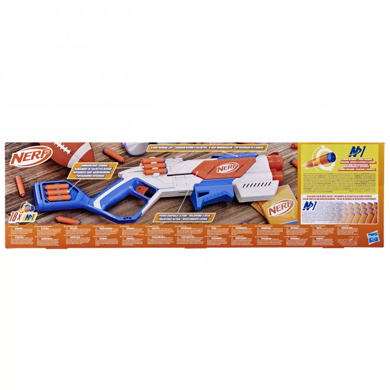 Toy blaster Nerf N Series Strikeback Blue Orange White 8+