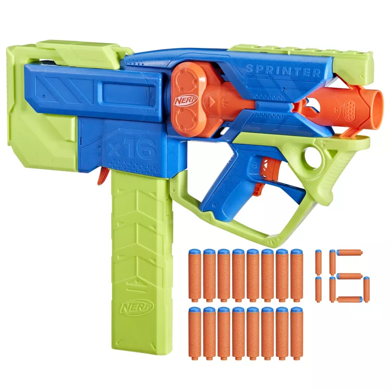 Toy blaster Nerf N Series Sprinter F8625 Blue Green Orange