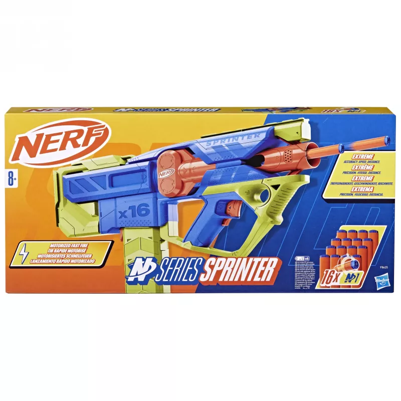 Toy blaster Nerf N Series Sprinter F8625 Blue Green Orange