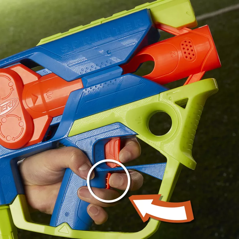 Toy blaster Nerf N Series Sprinter F8625 Blue Green Orange
