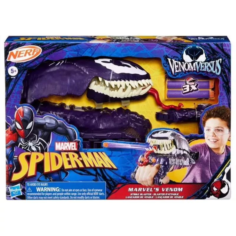 Toy glove blaster Hasbro Marvel Spider-Man Venom Strike Blaster Violet