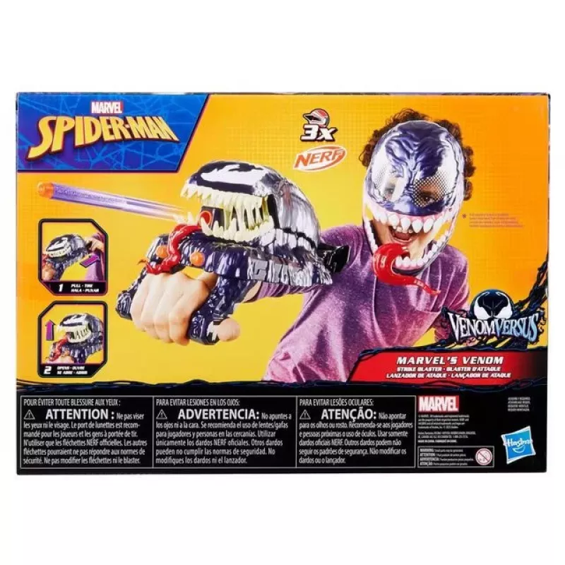 Toy glove blaster Hasbro Marvel Spider-Man Venom Strike Blaster Violet