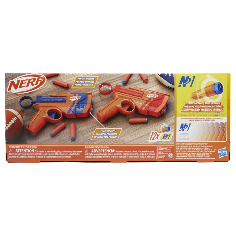 Toy blaster playset NERF Playset Dual Pack N Series G1492 with 2 blasters and foam darts