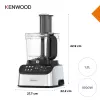 Kenwood FDM73.850SS food processor 1000 W 3 L Grey Built-in scales