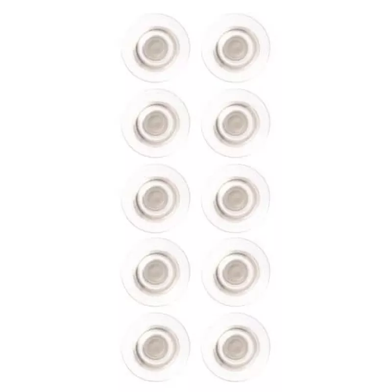 Nobo Glass Whiteboard Magnets ⌀32mm, Board magnet, Silver, Transparent, 32 mm, 32 mm, 9.2 mm, 96 g