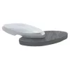 Nobo Glass Whiteboard Eraser, Board cleaning dry cloths, Silver, 42 mm, 200 mm, 58 mm, 90 g
