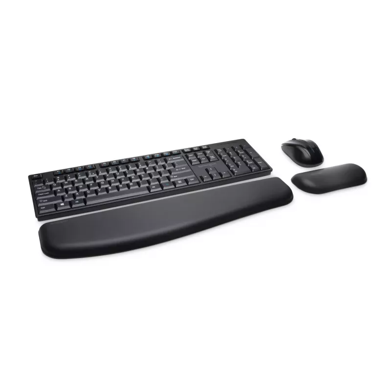 Kensington Pro Fit keyboard Mouse included Office RF Wireless QWERTY Italian Black