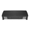 Kensington SmartFit Monitor Stand with Drawer, Freestanding, 15 kg, 76.2 cm (30 inch), Height adjustment, Black
