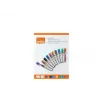 Nobo Liquid Ink Whiteboard Pens Bullet Tip 10 Pack, 10 pc(s), Multicolour, Brush tip, Assorted colours, 3 mm, 38 mm