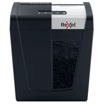 Rexel Secure MC6 Whisper-Shred Micro Cut Paper Shredder P5, Micro-cut shredding, 2 x 15 mm, 18 L, 175 sheets, 55 dB, Buttons