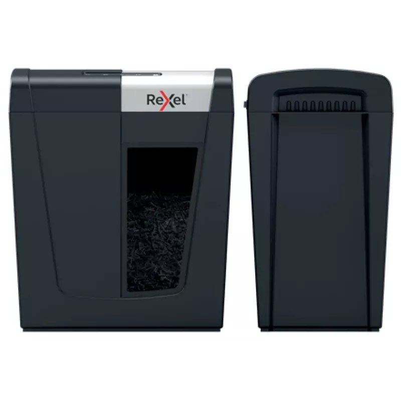 Rexel Secure MC6 Whisper-Shred Micro Cut Paper Shredder P5, Micro-cut shredding, 2 x 15 mm, 18 L, 175 sheets, 55 dB, Buttons