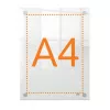 Nobo Premium Plus A4 Clear Acrylic Wall Mounted Poster Frame